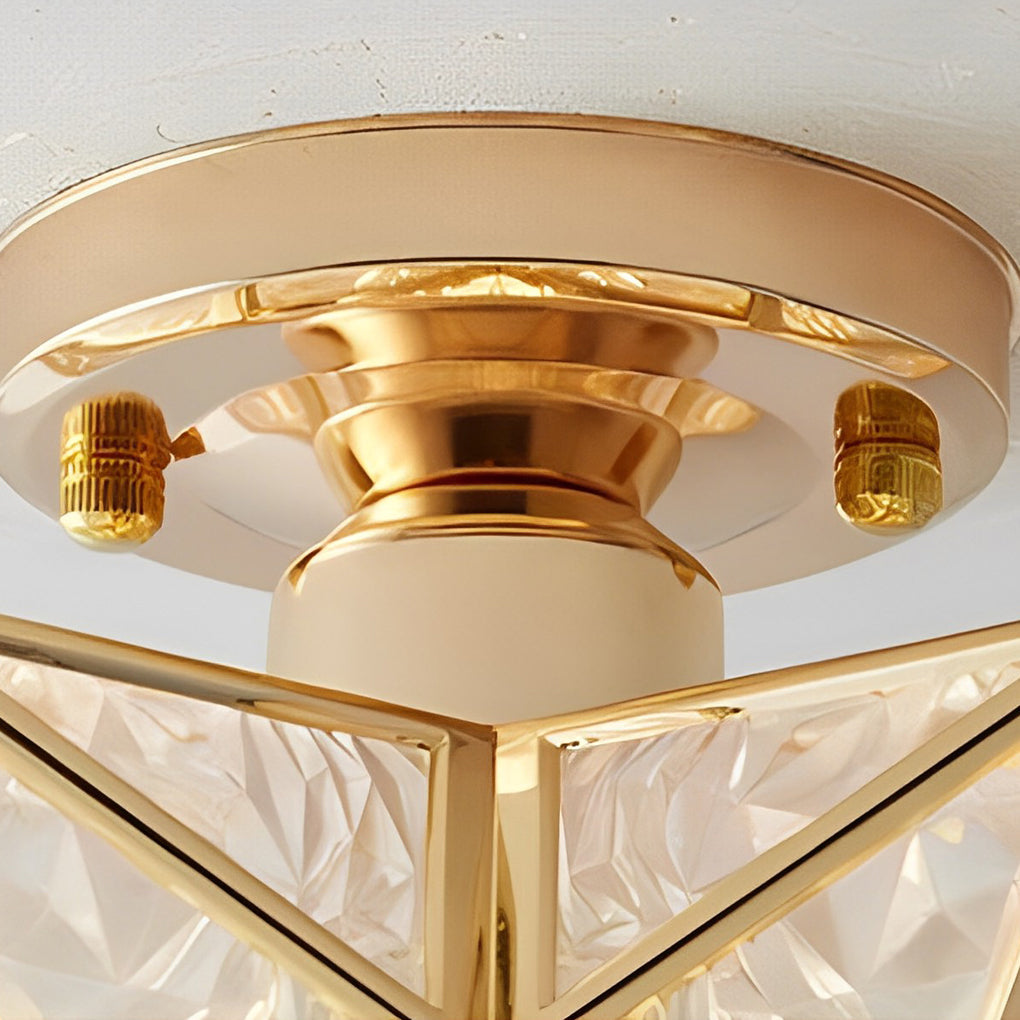 Glass Moravian Star Pendant Light - Modern Ceiling Lighting Fixture