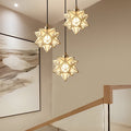 Glass Moravian Star Pendant Light - Modern Ceiling Lighting Fixture