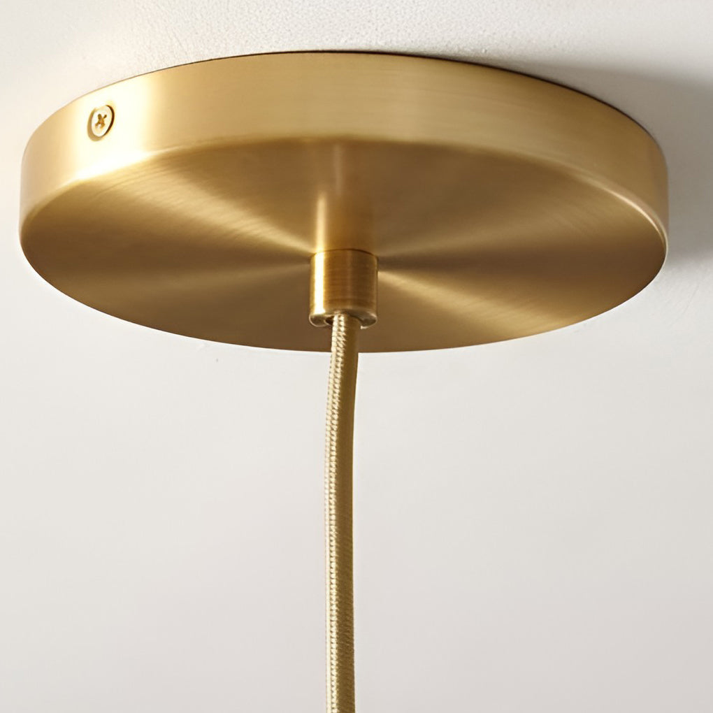 Modern Glass Round Pendant Light - Single Ball Ceiling Fixture