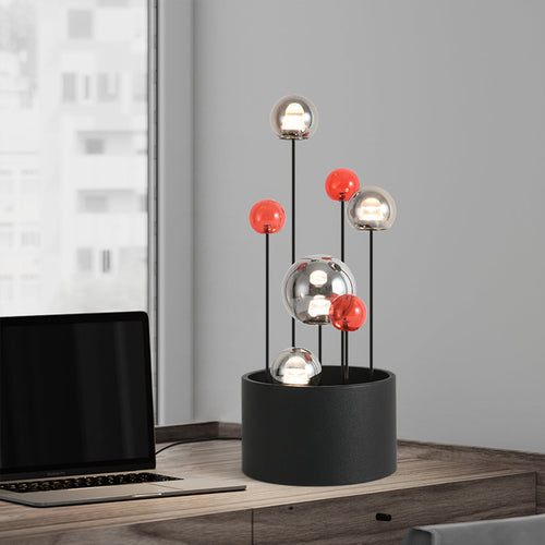 **Nordic Minimalist Colored Glass Ball Floor Lamp**

Illuminate your space with this stylish Nordic minimalist floor lamp, featuring a beautiful colored glass ball design. Perfect for modern interiors, this lamp adds warmth and sophistication to any room.