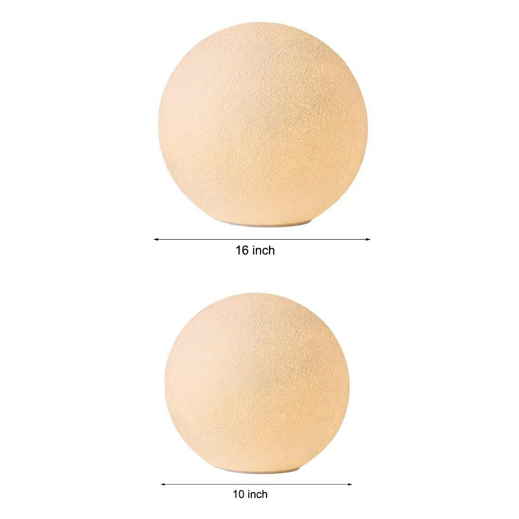 Globe Pillar Lights LED Waterproof Outdoor Lighting White Modern Design