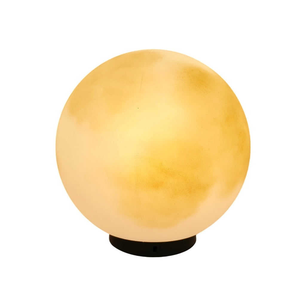 Moon Pillar Lights Waterproof LED Resin Lamp - Modern Decorative Lighting for Home & Garden