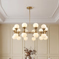 Bubble Glass Chandeliers - Stylish Full Copper Nordic Ceiling Light
