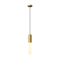 Long Copper Acrylic Dimming Pendant Light - Modern 3 Step Hanging Lamp