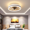 Gold Ceiling Fan with Dimmable LED Light - Modern Design, Energy Efficient, Home Decor