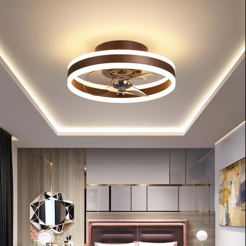 Gold Ceiling Fan with Dimmable LED Light - Modern Design, Energy Efficient, Home Decor