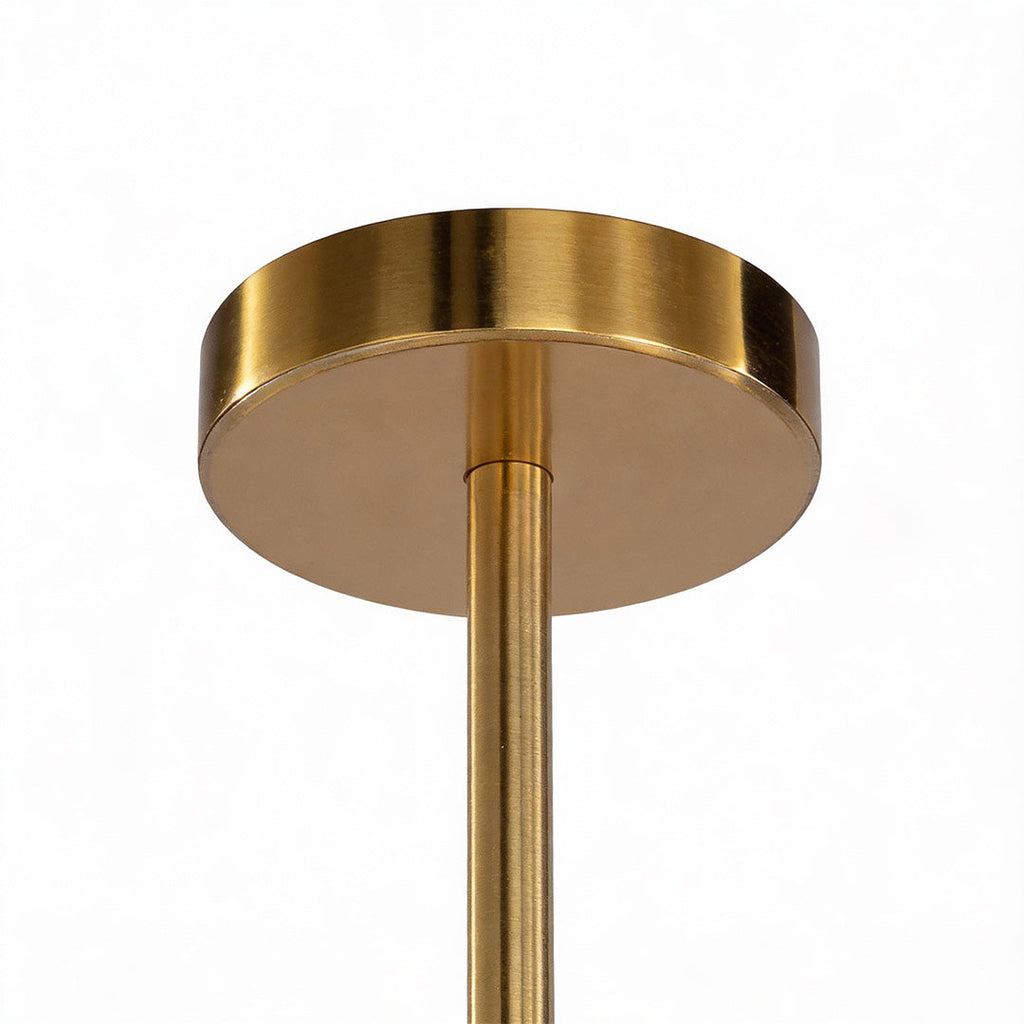 Gold Geometric Chandelier Vintage Ceiling Light Artistic Design