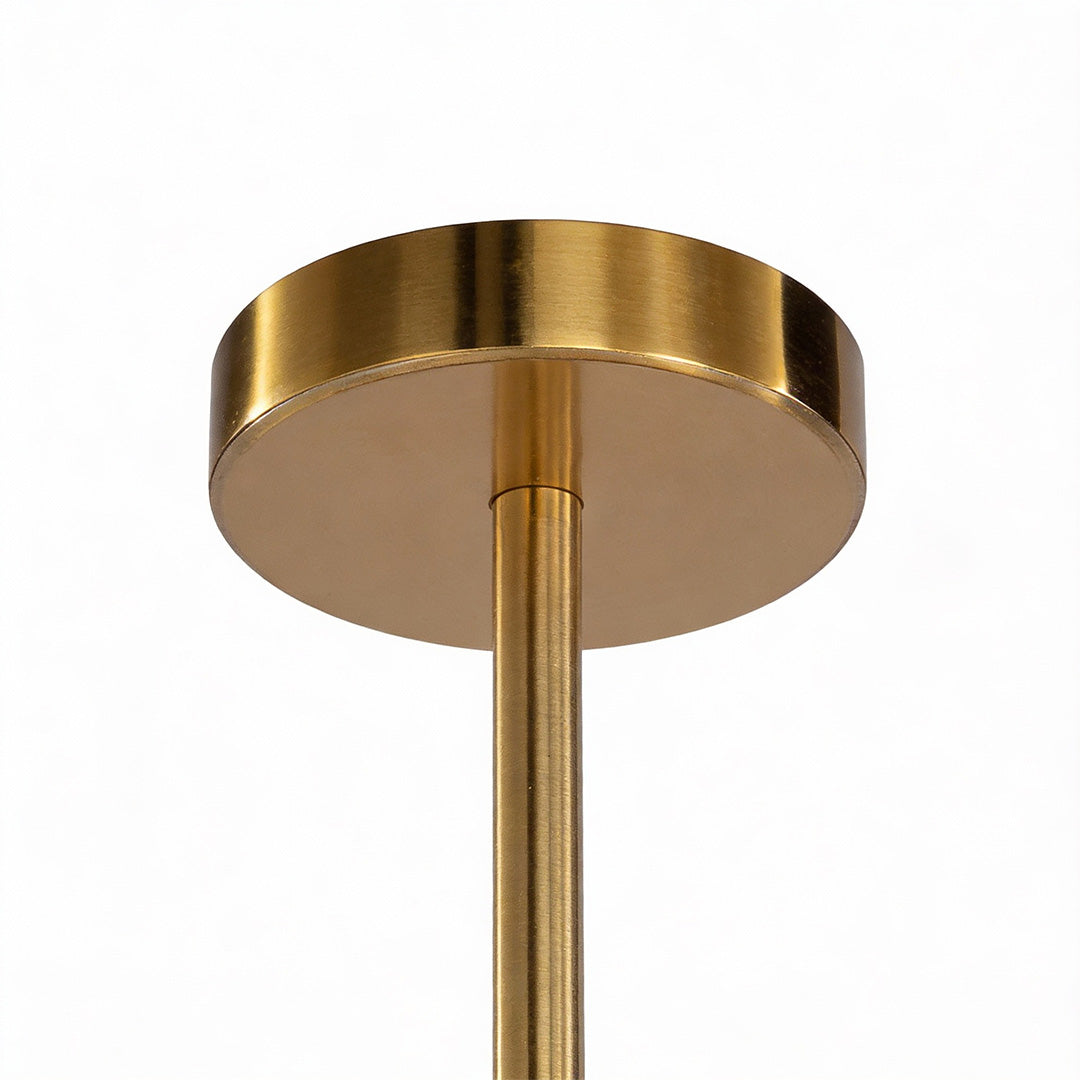 Gold Geometric Chandelier Vintage Ceiling Light Artistic Design