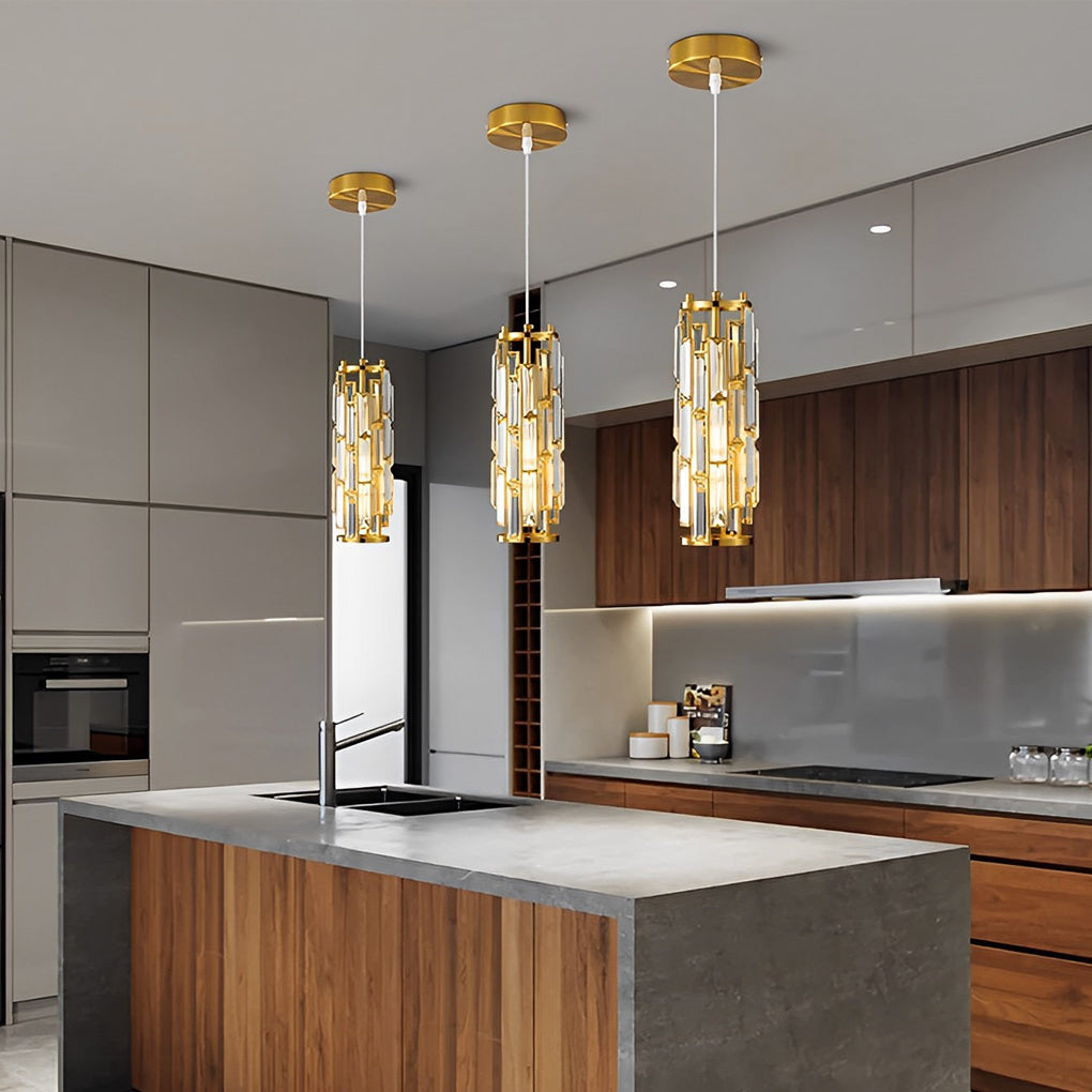 Mini Crystal Pendant Light - Creative Art Island Ceiling Fixture