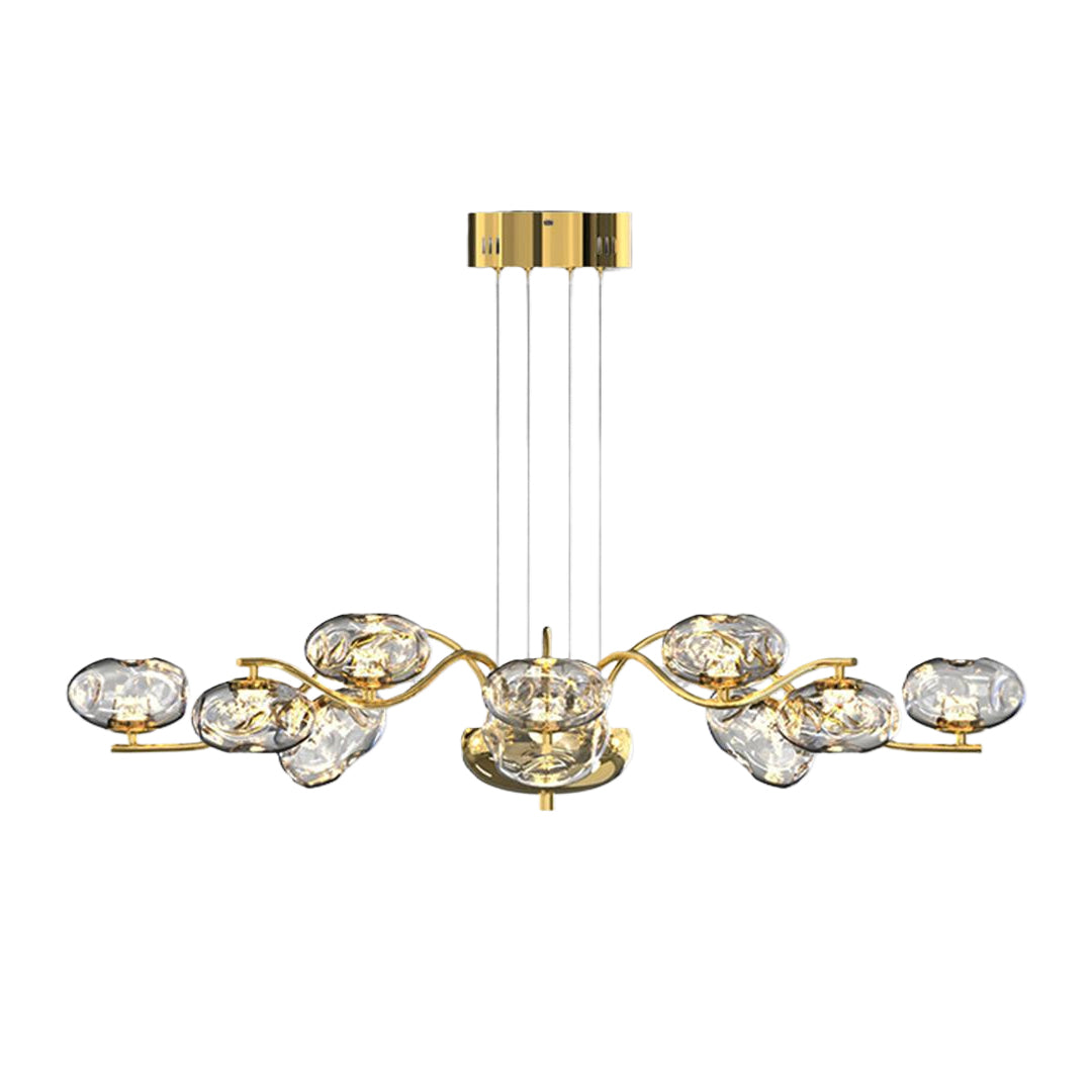 Modern Full Spectrum LED Chandelier - Magic Bean Glass Light
