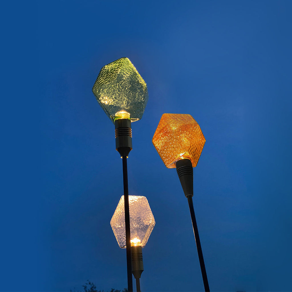 LED Diamond Pathway Lights - Decorative Landscape Lighting for Garden Walkways