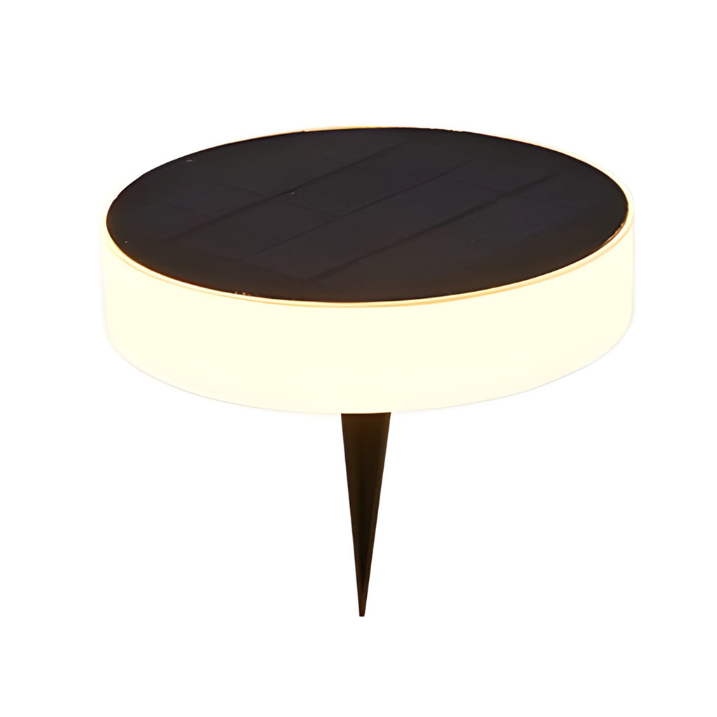 Ground Solar Lights Disc - Elegant LED Landscape Lighting for Outdoors
