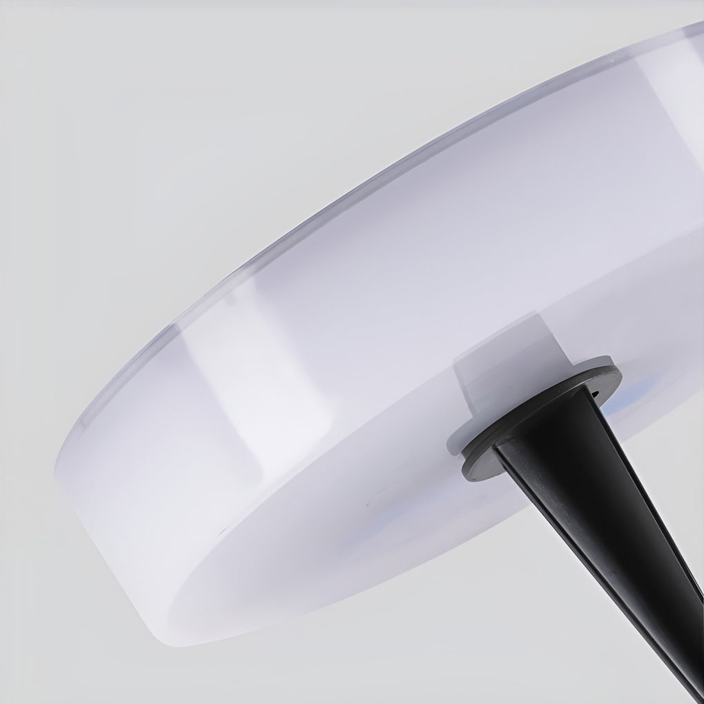 Elegant LED Solar Landscape Disc Lights - Outdoor Ground Lighting for Pathways & Gardens