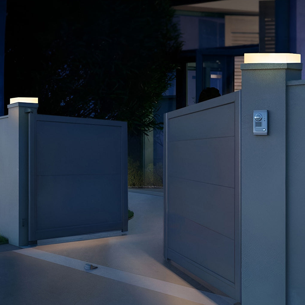 Ground Solar Lights Disc - Elegant LED Landscape Lighting for Outdoors