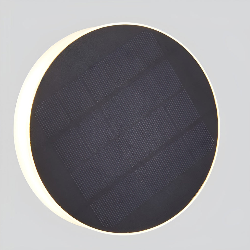 Ground Solar Lights Disc - Elegant LED Landscape Lighting for Outdoors