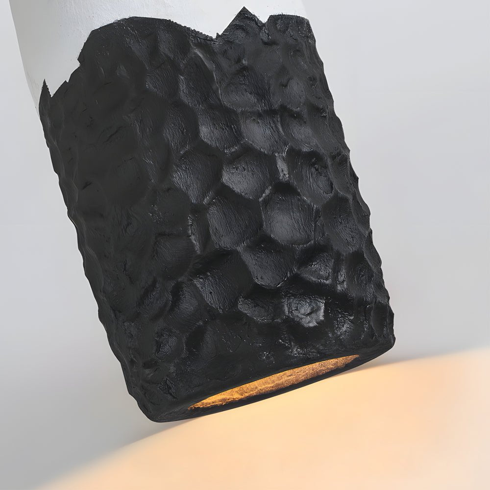Handmade HDPE Wabi-Sabi Pendant Light - Creative Japanese Style Lighting