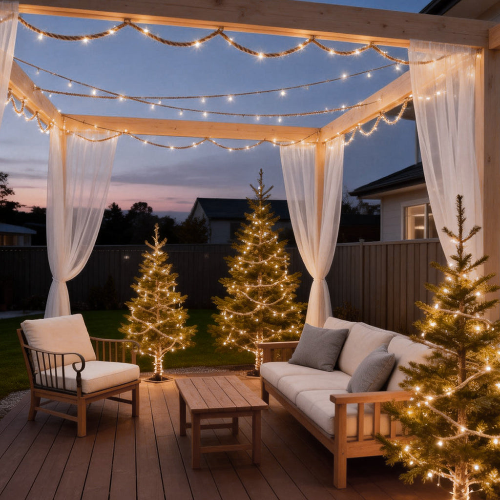 Hemp Rope LED String Lights - Retro Decorative Lighting for Home, Outdoor & Events