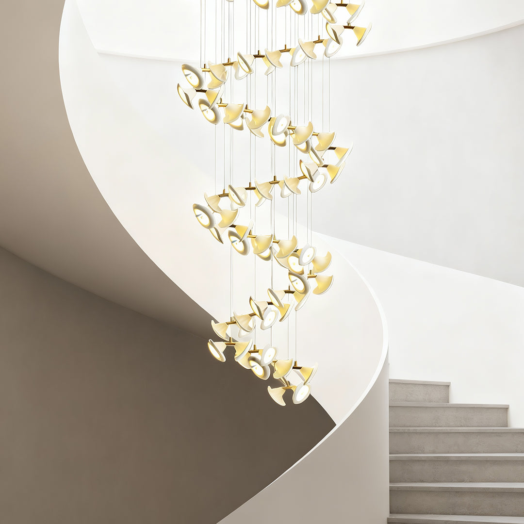 Ceramic Tulip Flower Luxury Chandelier Light
