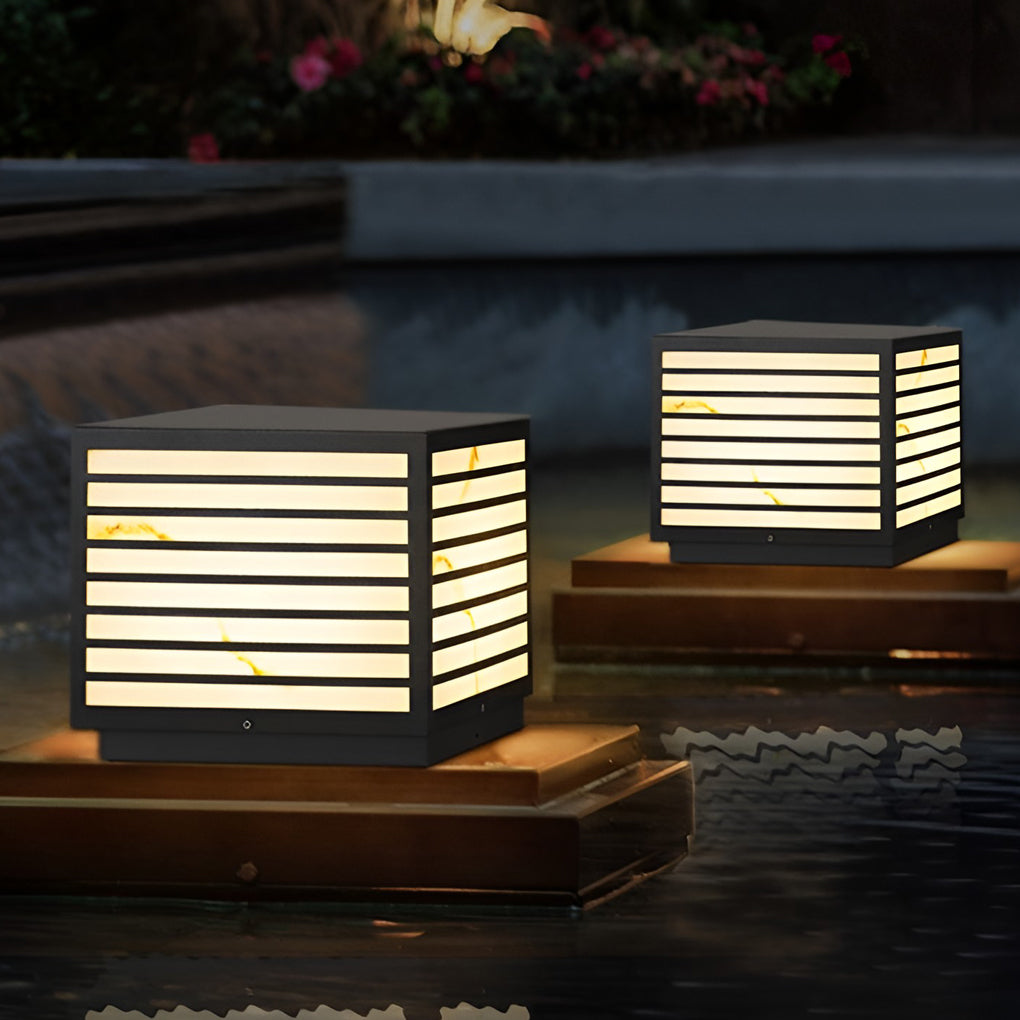 Modern Waterproof LED Outdoor Pillar Light for Terrace and Garden