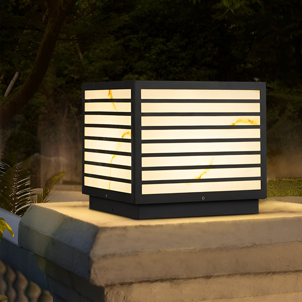 Modern Waterproof LED Outdoor Pillar Light for Terrace and Garden