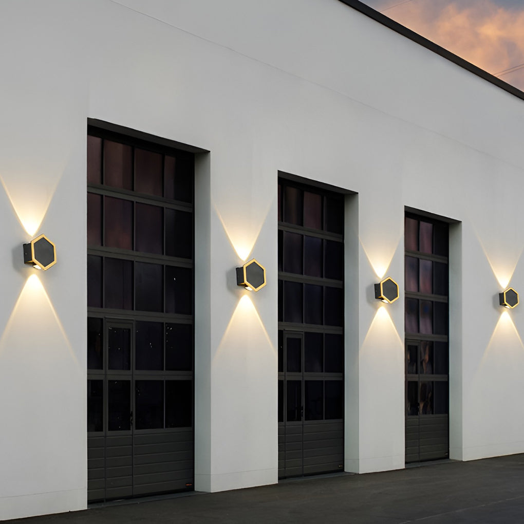 Honeycomb LED Wall Lights - Waterproof Modern Lighting for Home Decor
