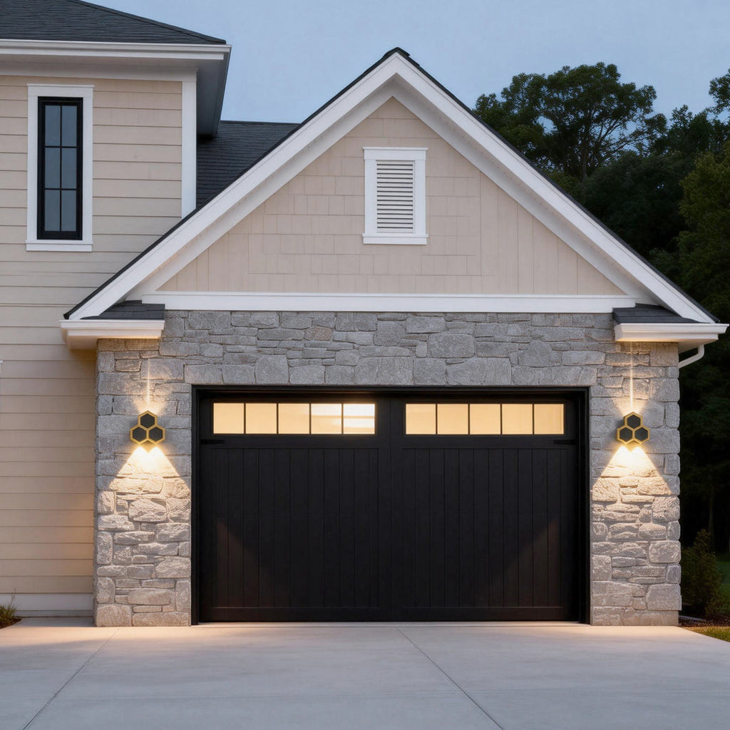Honeycomb LED Wall Lights - Waterproof Modern Lighting for Home Decor
