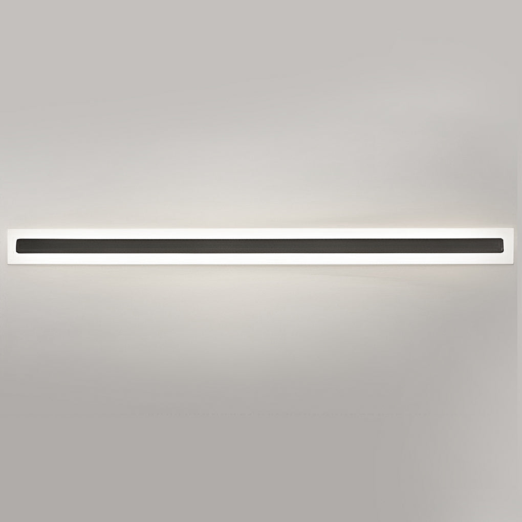 Acrylic Outdoor Linear Iron Wall Sconce Light