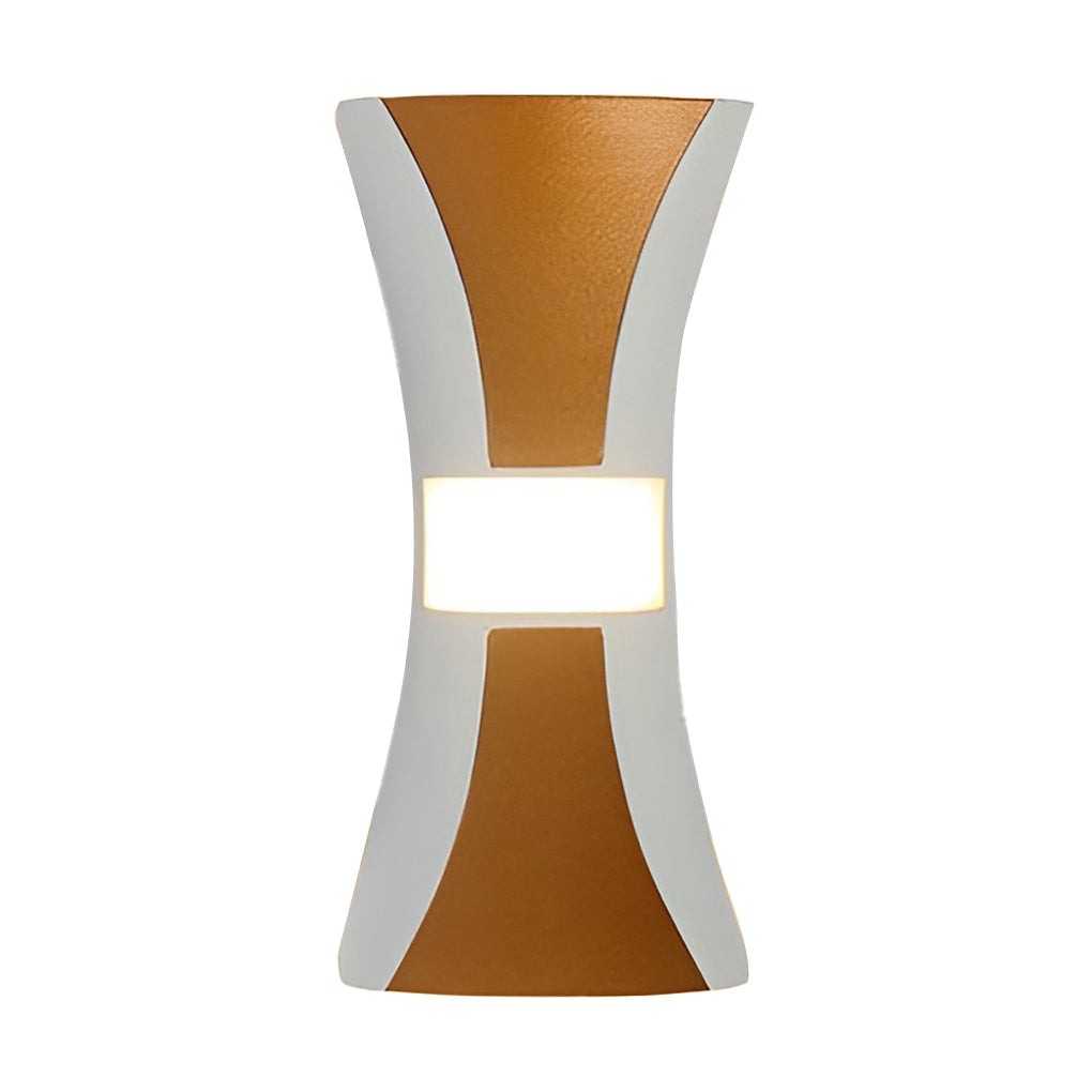 Modern Waterproof LED Hourglass Wall Light Up and Down