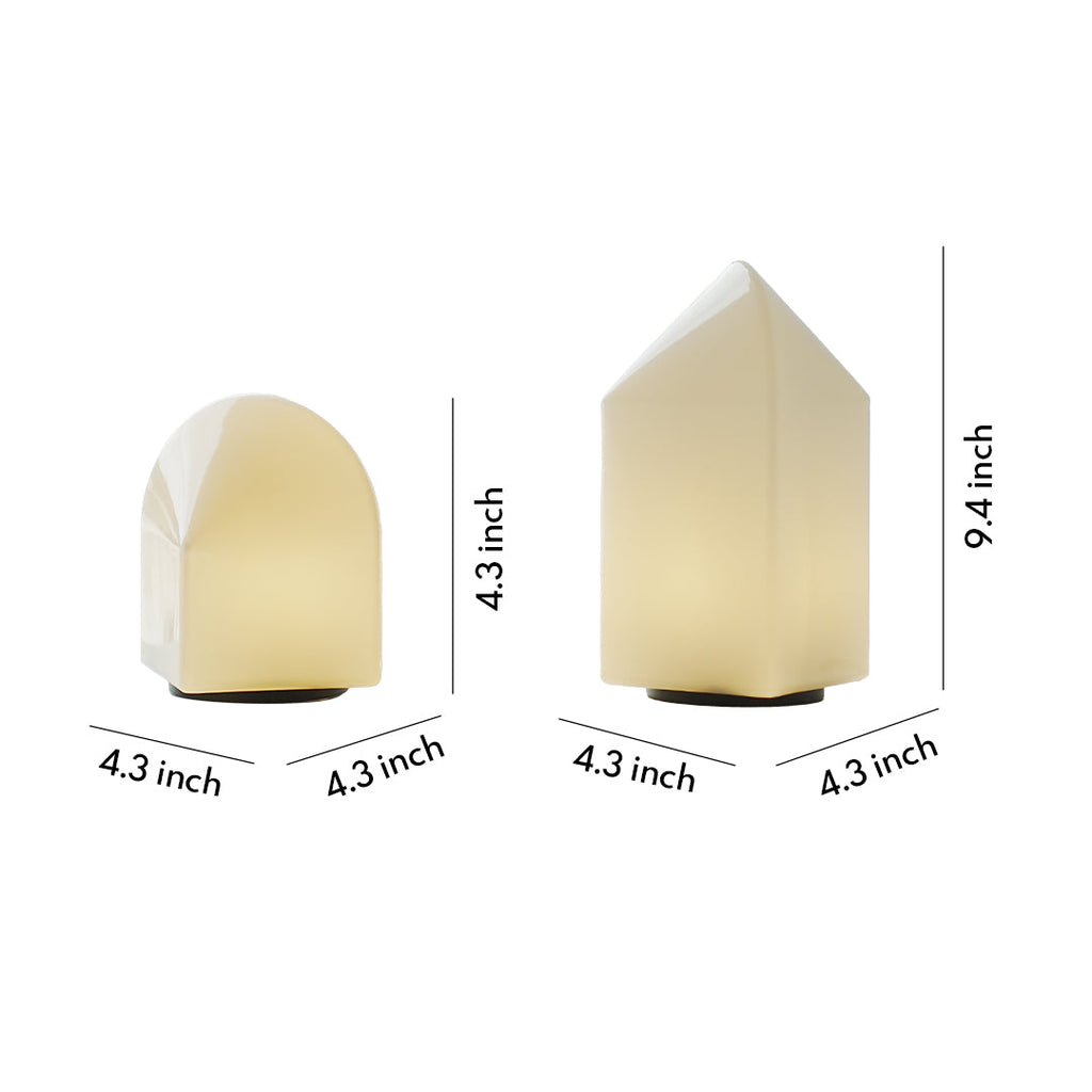 Modern White Table Lamp - Creative Ambient Night Light for Home Decor