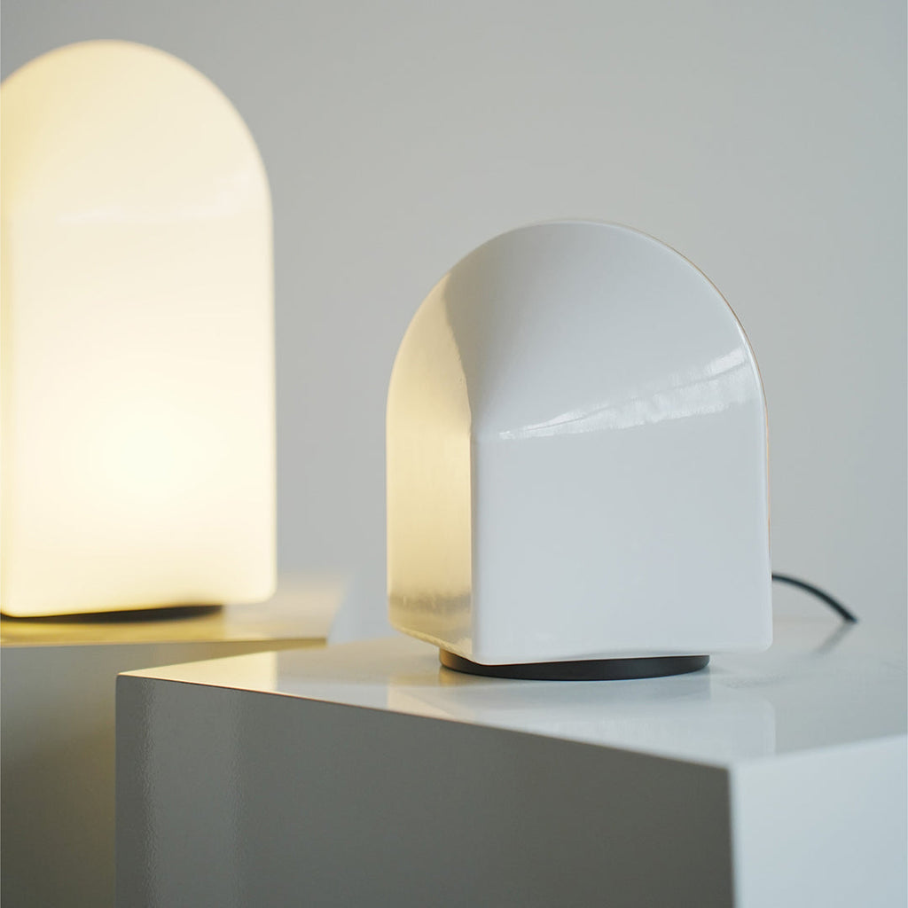 Modern White Table Lamp - Creative Ambient Night Light for Home Decor