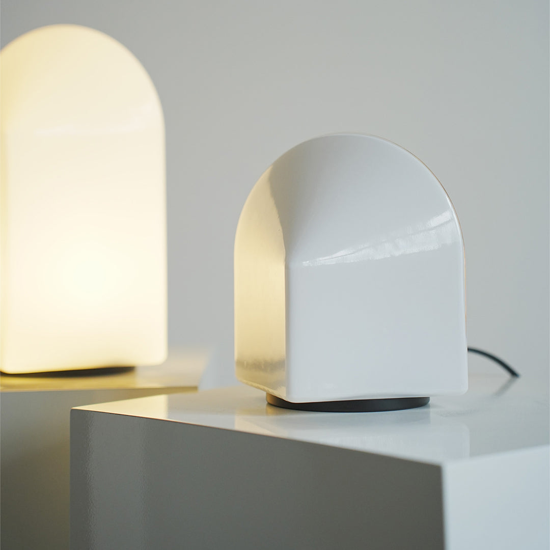 Modern White Table Lamp - Creative Ambient Night Light for Home Decor