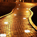 Outdoor Solar Step Lights - Intelligent Ice Cube Design, Modern LED Lighting