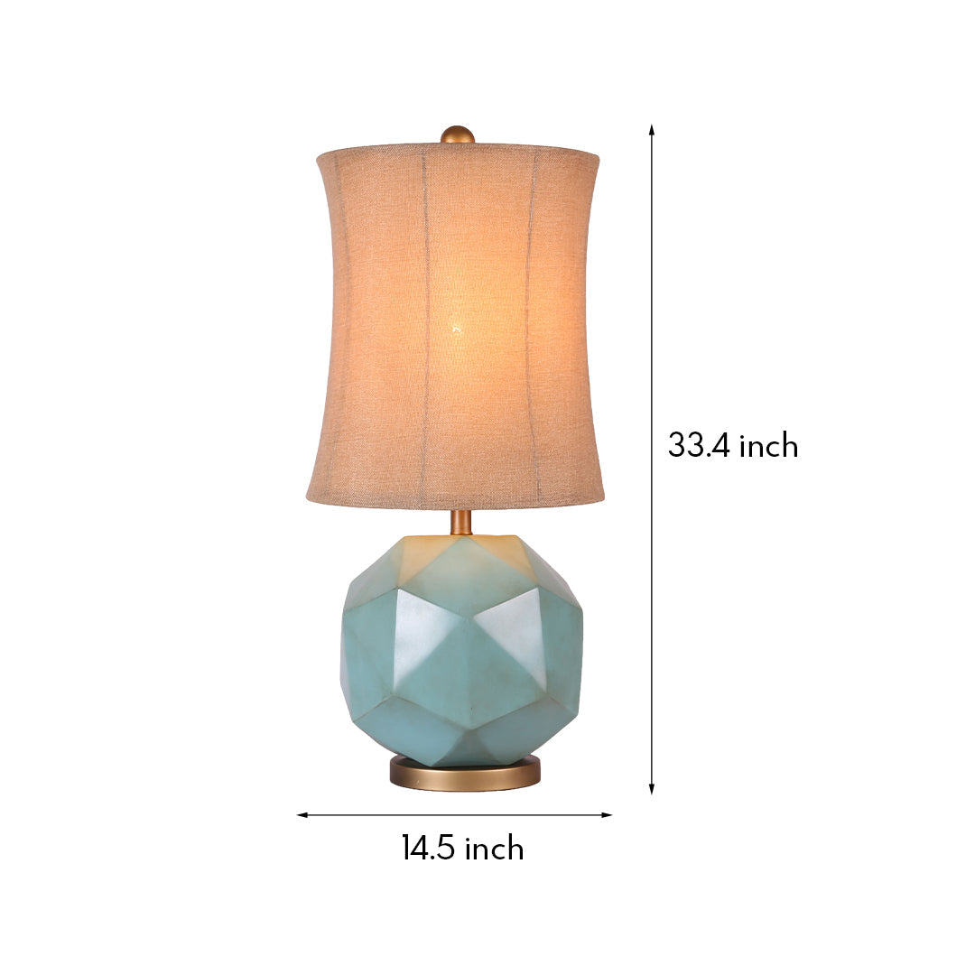 Modern Industrial Fabric Table Lamp - Stylish Decorative Lighting for Home & Office