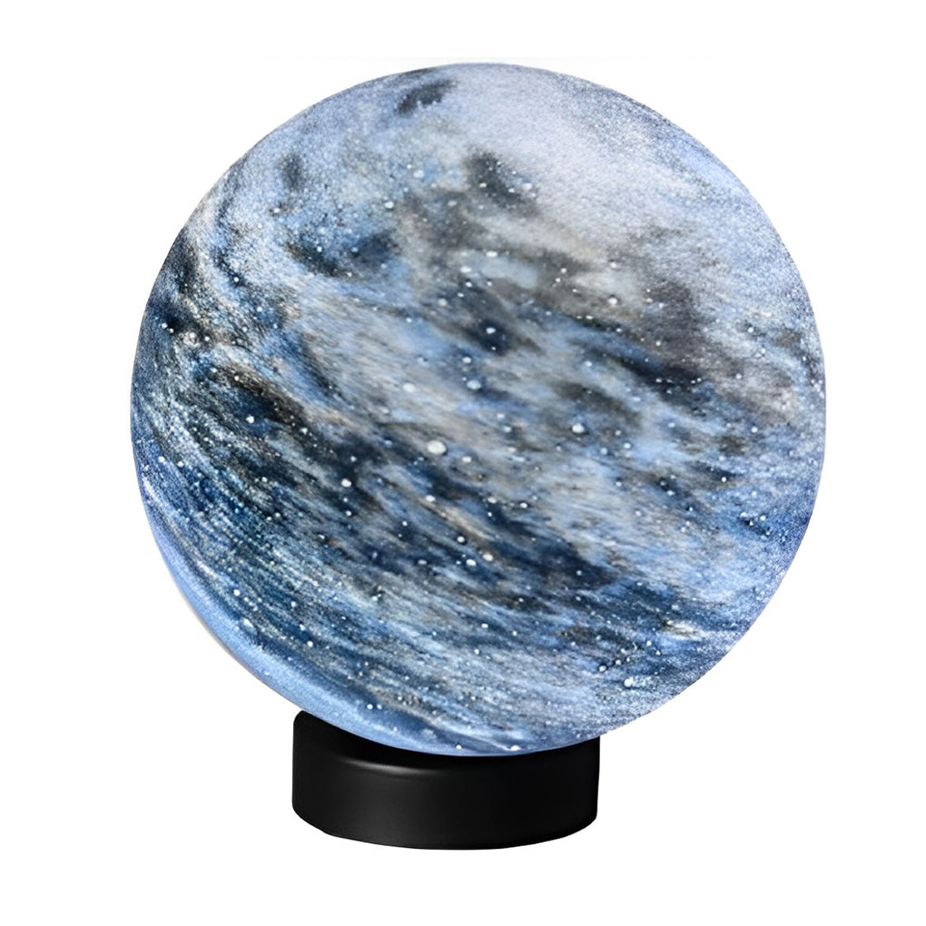 Globe Pillar Light Modern Planetary Design Fence Lamp - Outdoor Decorative Lighting, Garden Luminaire, Solar-Powered, Eco-Friendly, Elegant Illumination for Patios and Walkways