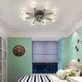 Indoor Star-Shaped Ceiling Fan with Adjustable Lights