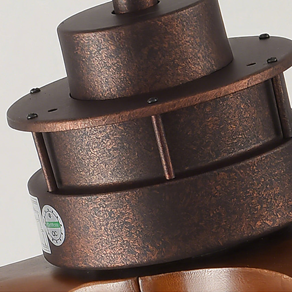 3-Blade Ceiling Fan with Light Remote Control Wood Fandelier
