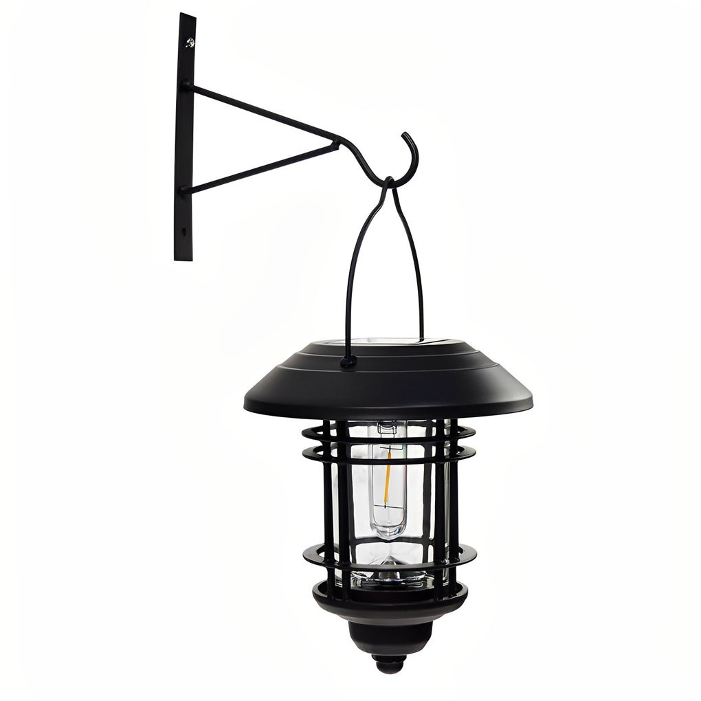 Industrial Solar Outdoor Wall Lights Sconce LED Lamp