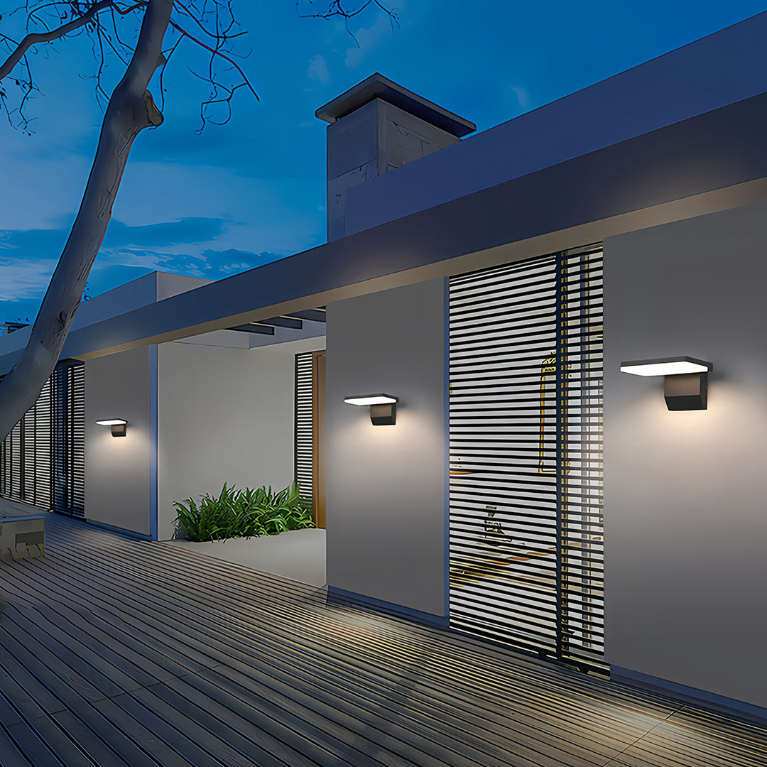 Industrial Waterproof Outdoor Wall Light - Adjustable Aluminum Lamp