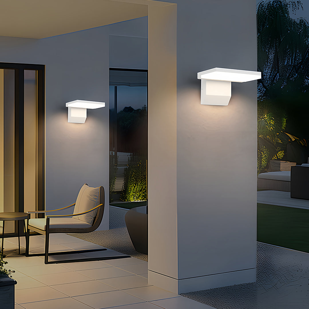 Industrial Waterproof Outdoor Wall Light - Adjustable Aluminum Lamp