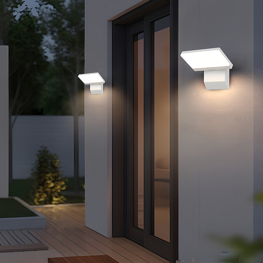 Industrial Waterproof Outdoor Wall Light - Adjustable Aluminum Lamp