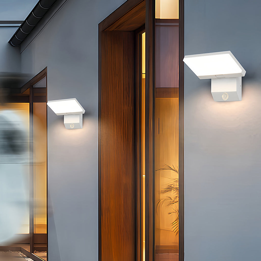 Industrial Waterproof Outdoor Wall Light - Adjustable Aluminum Lamp
