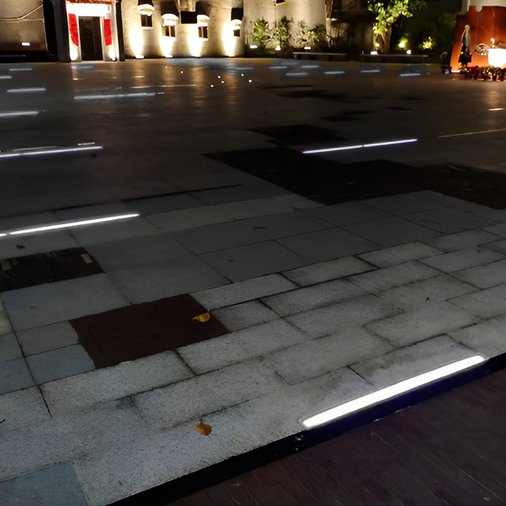 Inground Waterproof Rectangular Recessed Lighting for Outdoor Spaces