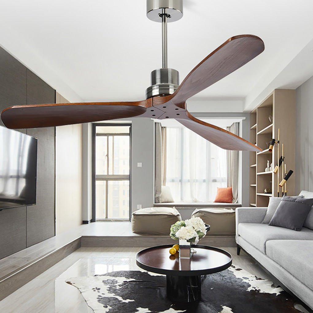 Intelligent LED Ceiling Fan Lamp with Remote Control and Dimming Feature
