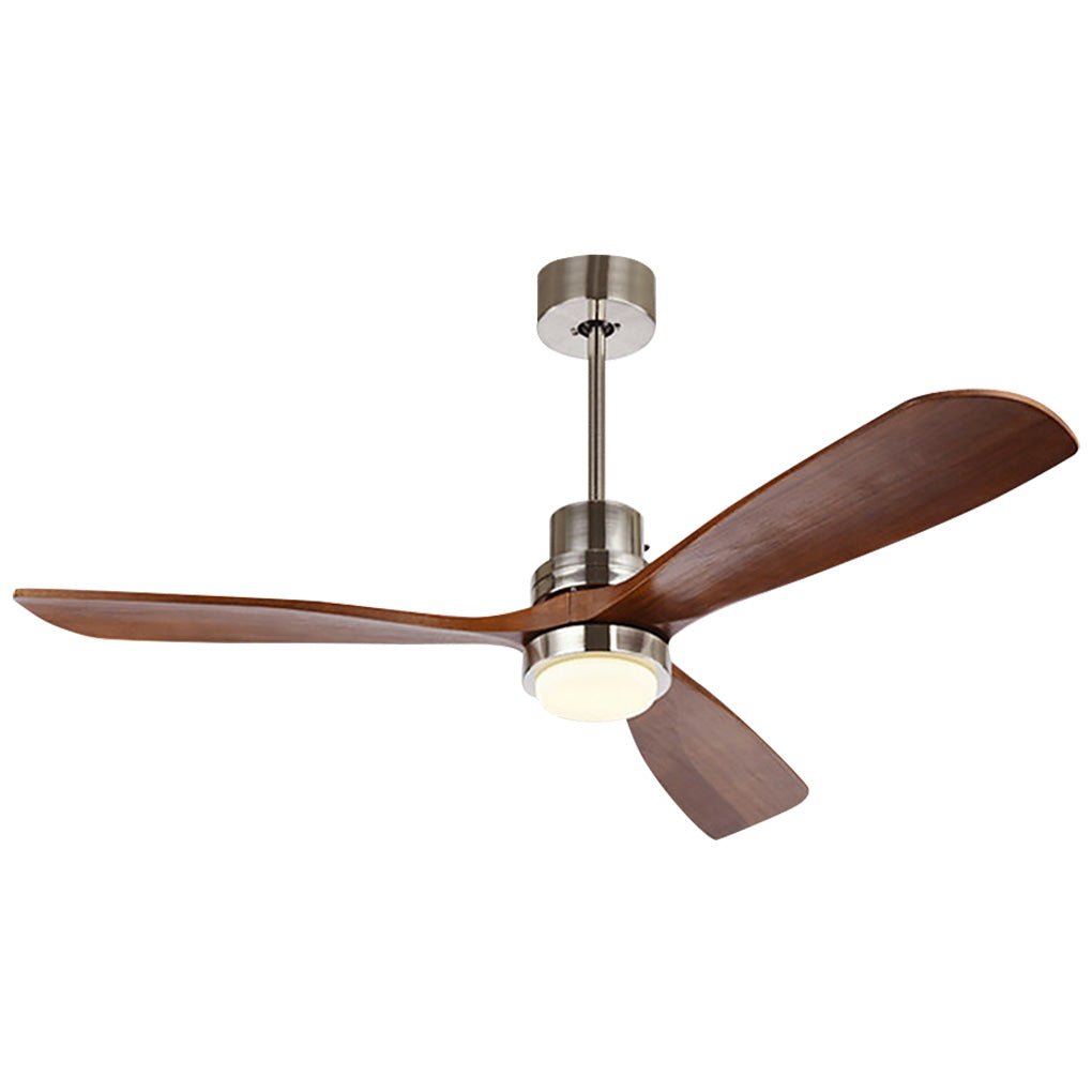 Intelligent LED Ceiling Fan Lamp with Remote Control and Dimming Feature
