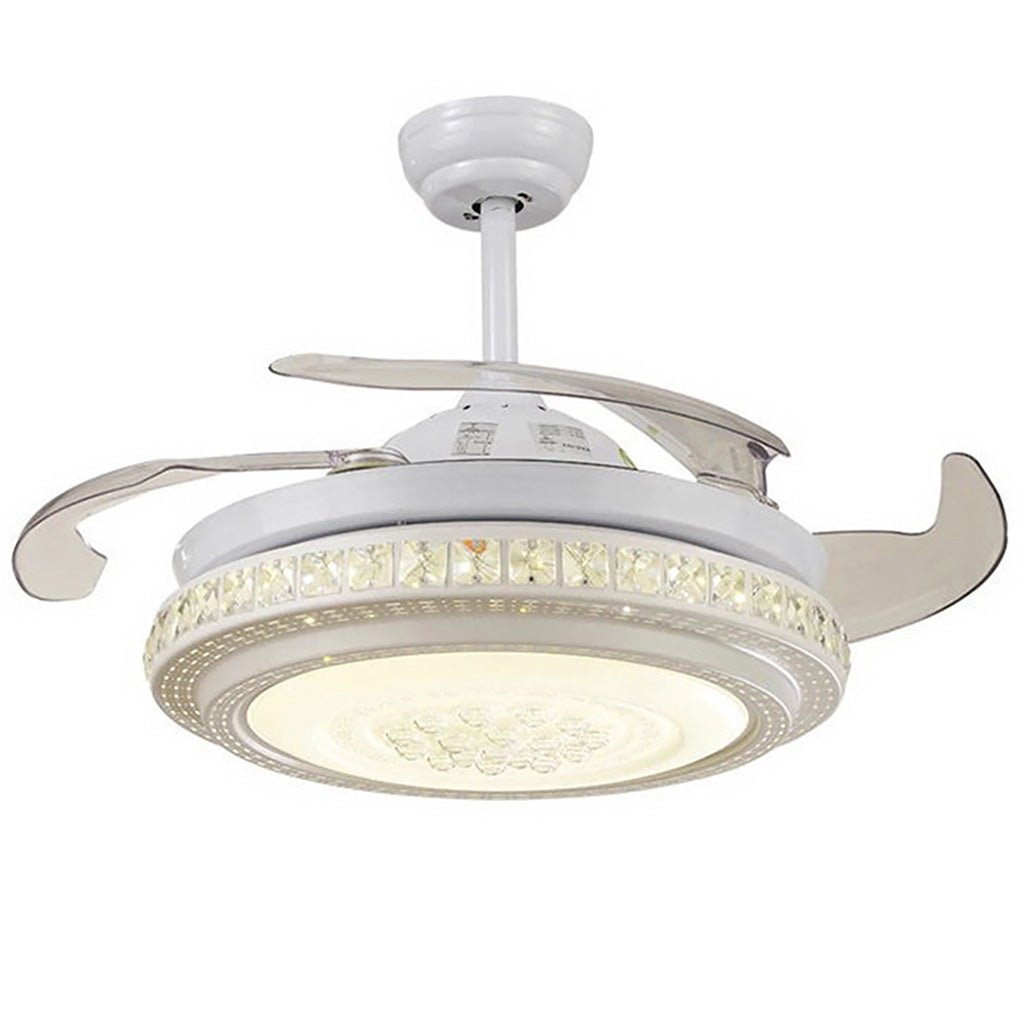 Intelligent Dimming LED Invisible Ceiling Fan Chandelier