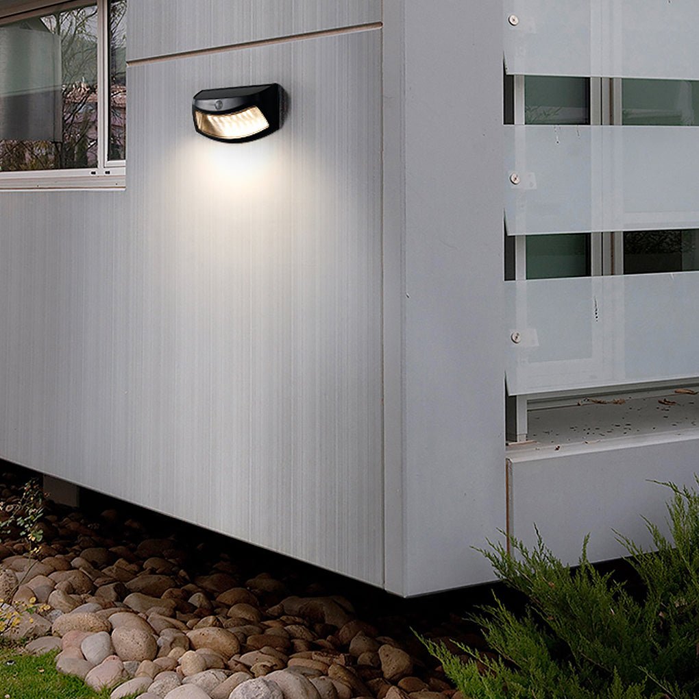 Intelligent Solar LED Wall Light with Motion Sensor for Outdoor Use