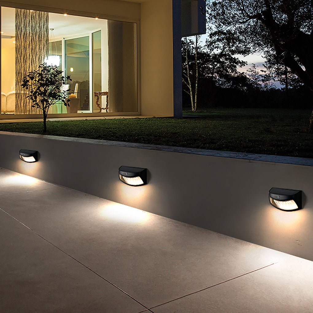 Intelligent Solar LED Wall Light with Motion Sensor for Outdoor Use