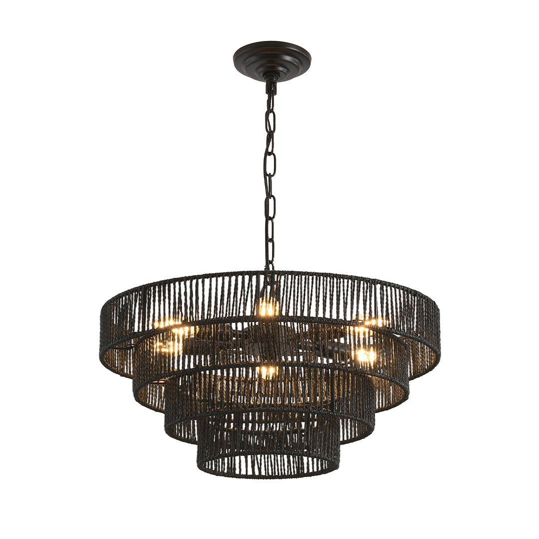 Japanese Zen Chandelier | Creative Ceiling Lights | Art-Inspired Design | Tranquil Home Decor | Unique Pendant Lighting