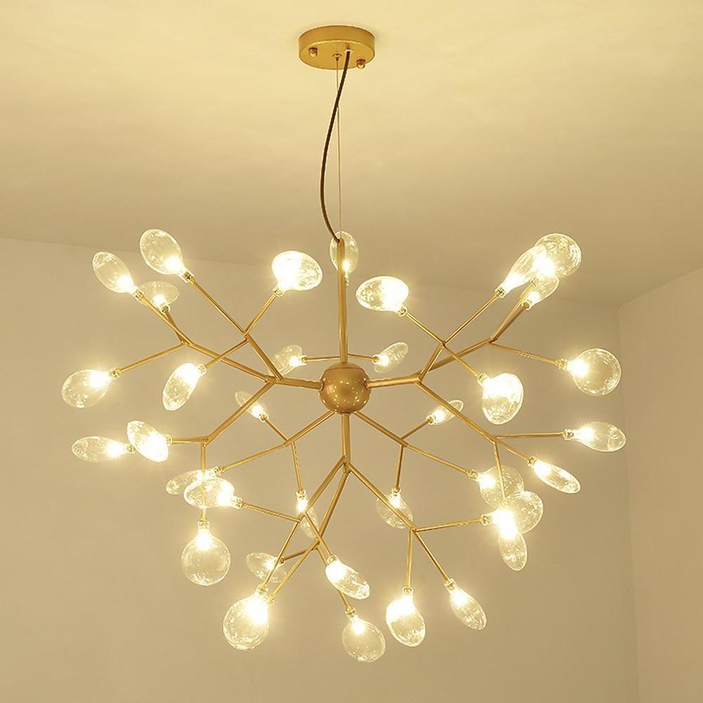36-Light Modern Sputnik Chandelier LED Cluster Ceiling Light
