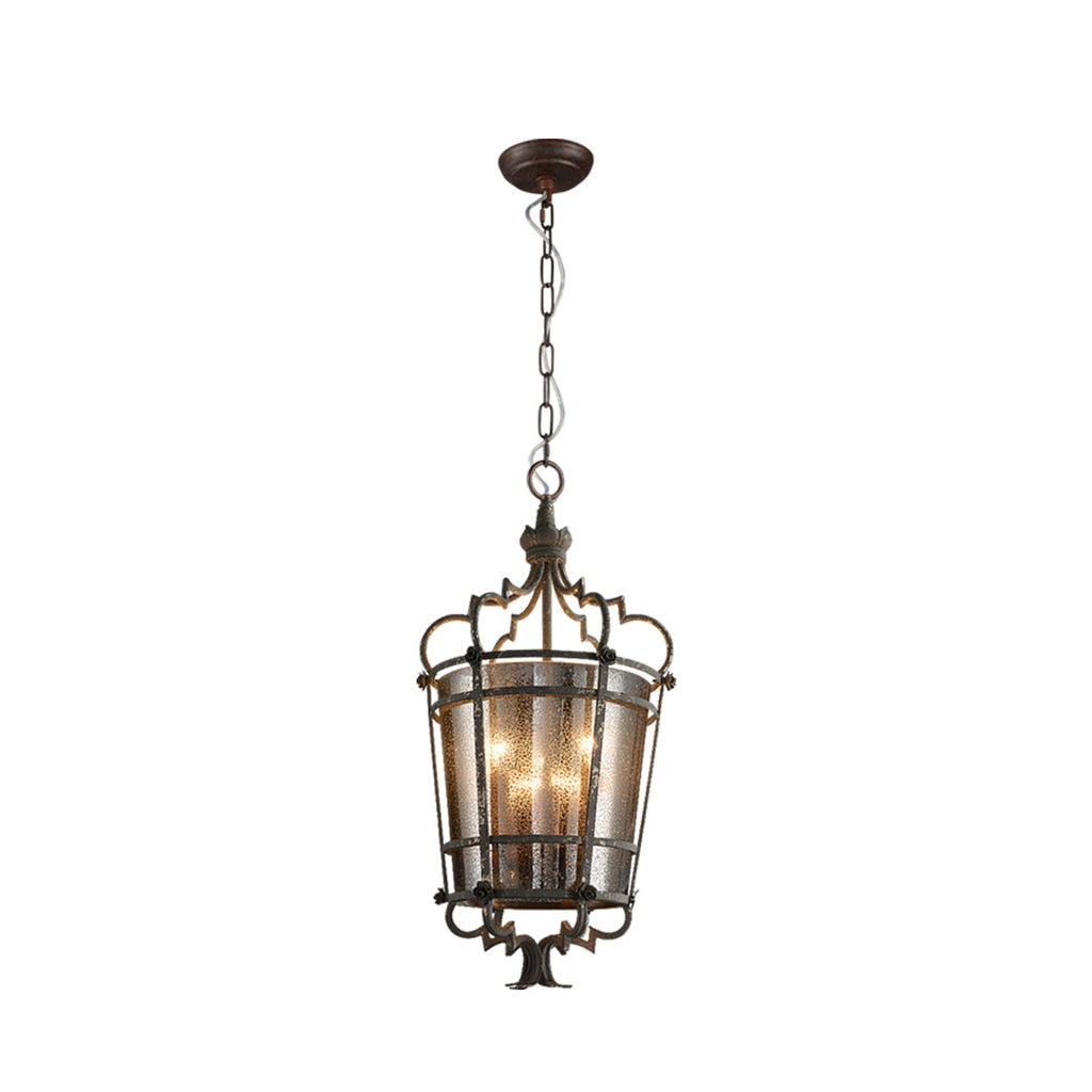 Italian Pendant Light Antique Bronze Elegant Ceiling Fixture